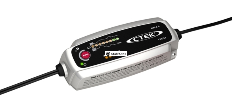 CTEK 12 Volt 5 Amp Battery Charger MXS5.0