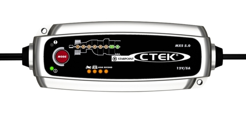 CTEK 12 Volt 5 Amp Battery Charger MXS5.0