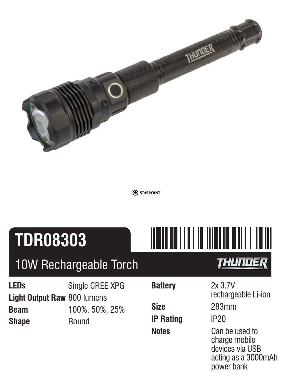 heavy power torch light