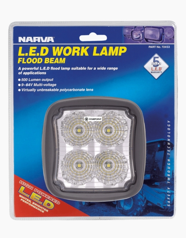 Narva 9-64V LED Work Light Flood Beam - 3200 lumens