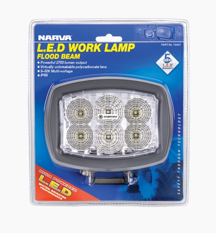 Narva 9-64V LED Work Light Flood Beam - 4800 lumens