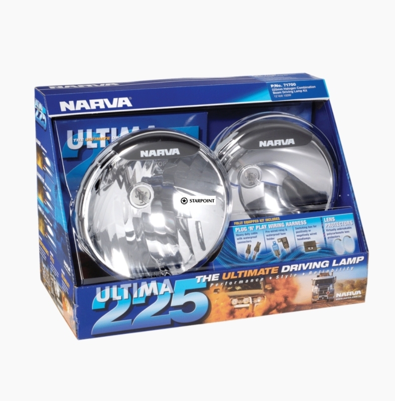 Narva 71700 Ultima 225 Combination Driving Lamp Kit, Narva Ultima 225 Driving Light