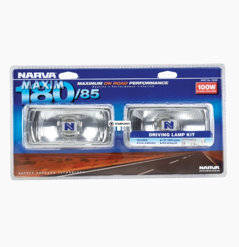 Narva Maxim 180/85 Driving Lamp Kit, 100w Narva Driving light