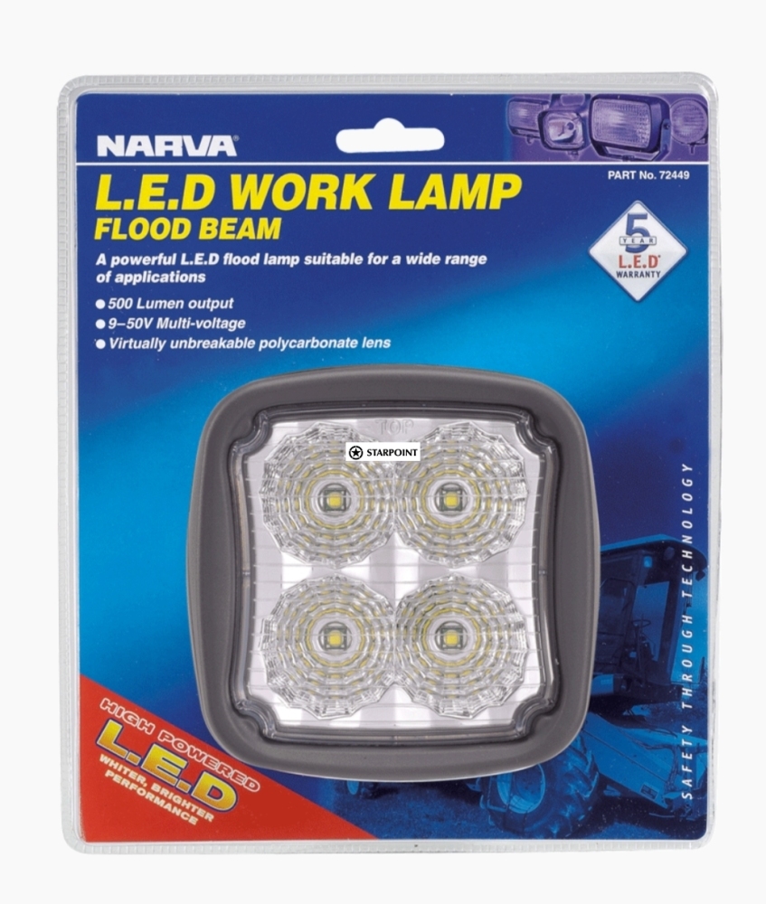 Narva 9-64V LED Work Light Flood Beam - 1800 lumens