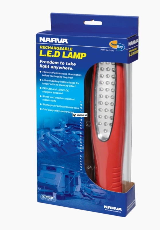 Narva ‘See Ezy’ Rechargeable LED Inspection Light Lithium