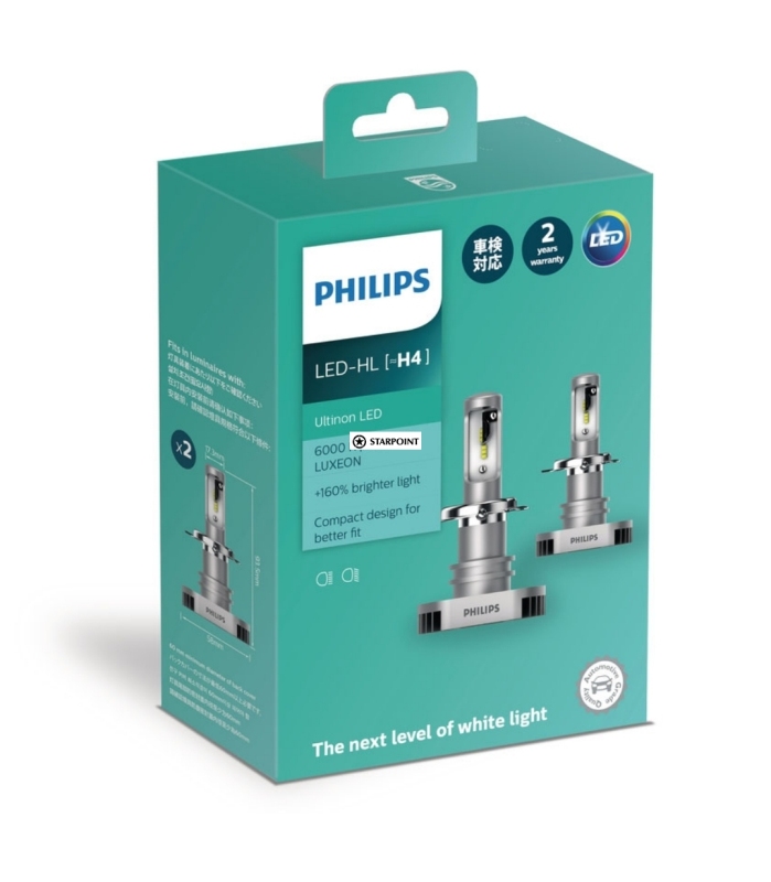 Philips Ultinon LED-HL H4 headlights