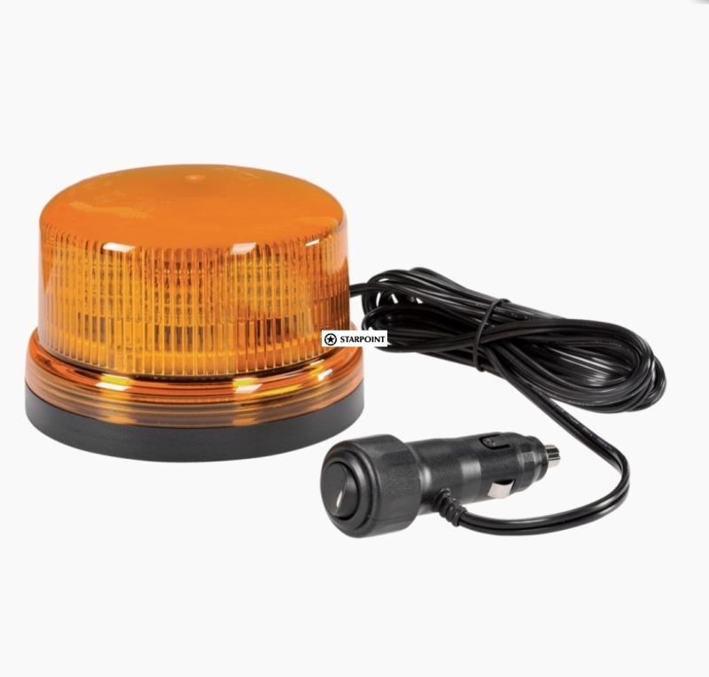 Narva ‘Eurotech’ Low Profile LED Strobe / Rotator Light Amber Magnetic Base