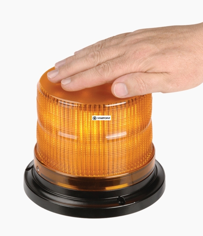 Narva ‘Pulse’ High Output LED Strobe, Rotator Light Amber Flange Base