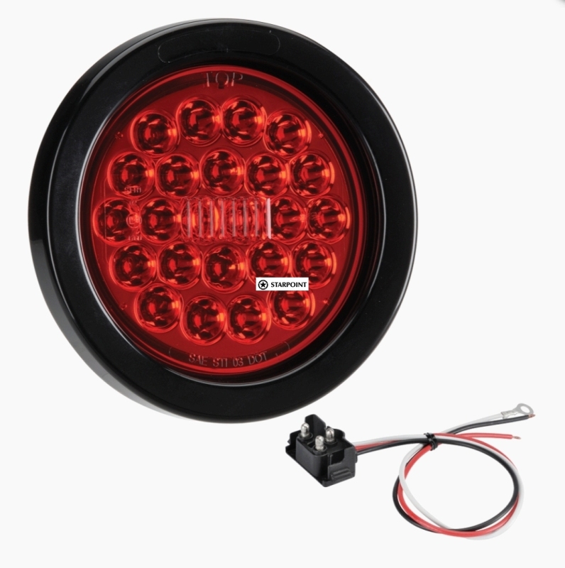 Narva 9–33 VOLT MODEL 40 LED REAR STOP/TAIL LAMP KIT (RED)