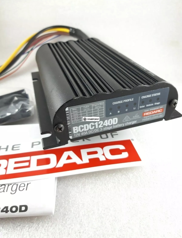 Redarc BCDC1240D Charger & fitting kit