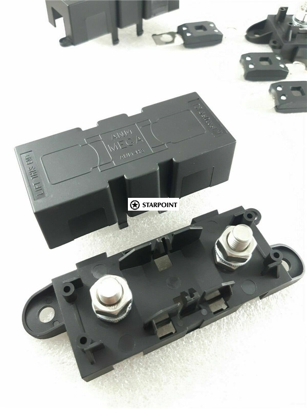 Mega Fuse Holder Kit 40 Amp for Dual Battery Systems Inverter 2 x Holder 3 Fuse