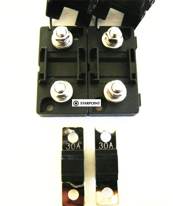 2 x Midi Fuse 30Amp &amp; Heavy Duty Holders To Suit Dual Battery, Bulk Available