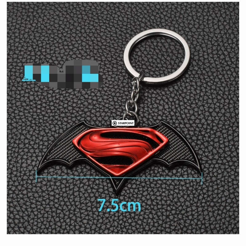 The Avengers Marvel Keychains Ironman Hand hulk fist Batman Spiderman, Ironman, superman