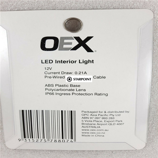 OEX LED lights for Inside Car LED Interior Light 75mm - Pre Wired - Low Current Flush Mount 12v 0.21 Amp