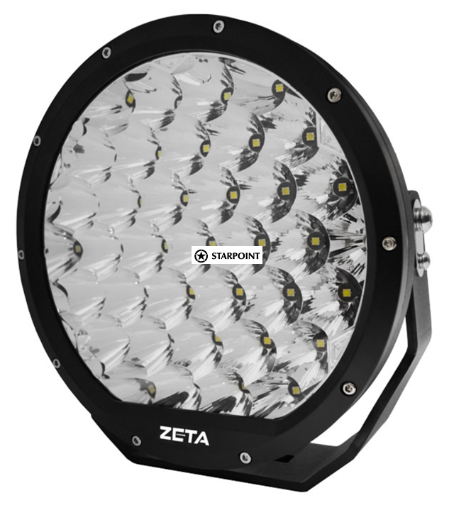 ZETA09 Pair 9 inch  LED Driving Lamps 9" Round LED Driving Light Kit, 4x4 spotlights