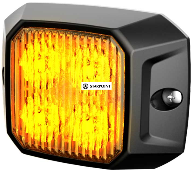 Low Voltage 12W LED Warning Modules, 12 W Amber LED Warning Light