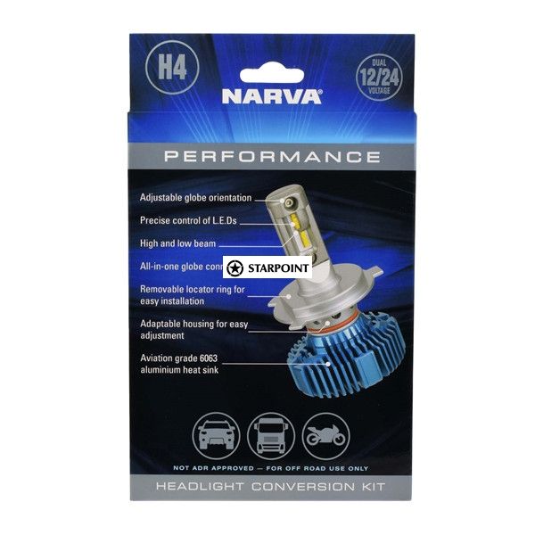 Narva H4 12/24V LED Conversion Kit