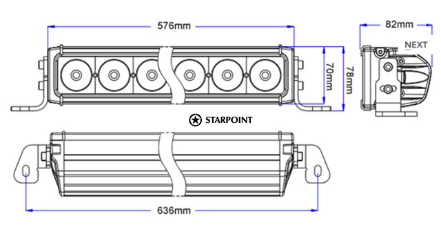 Low Voltage LV9402C Titan LED Light Bar 