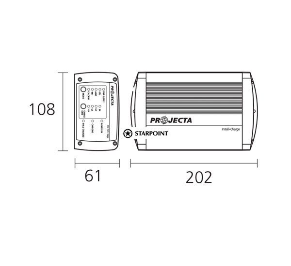 Projecta Intelli-charge 7 Stage Battery Charger 12 Volt 10 Amp