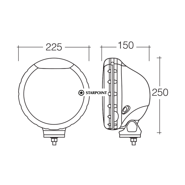 Narva Ultima 225 Driving Light