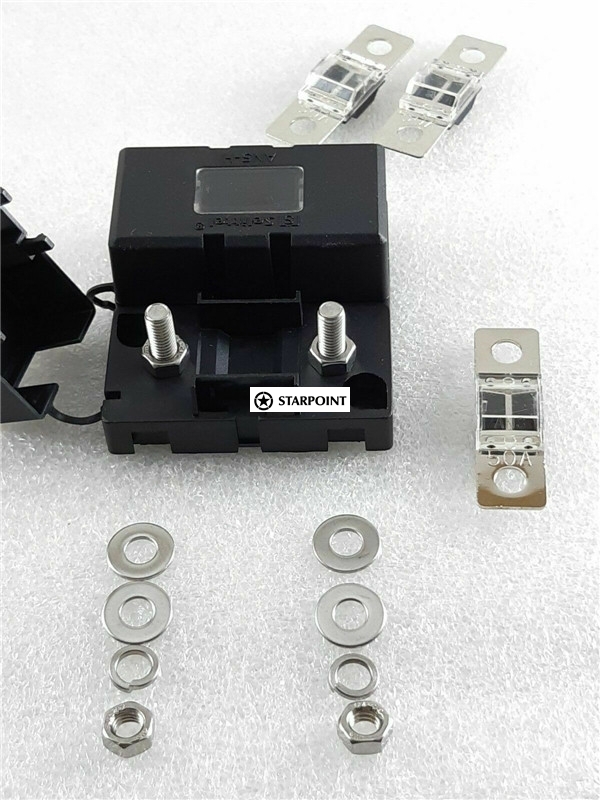 Midi Fuse Kit 50 Amp Fuse Dual Battery Midi Fuse holder Kit