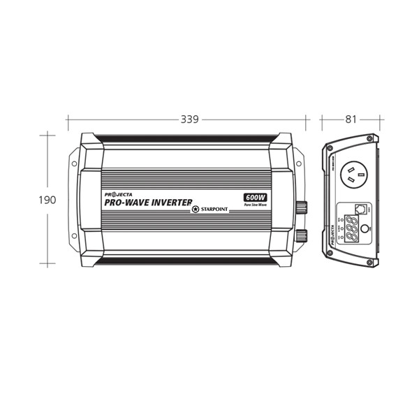 Projecta Pro-wave Pure Sine Wave Inverter