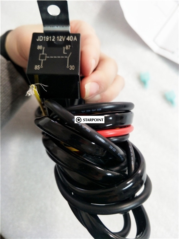 LED Wiring Loom Harness Kit With Switch for Driving light Bar 12V 40A