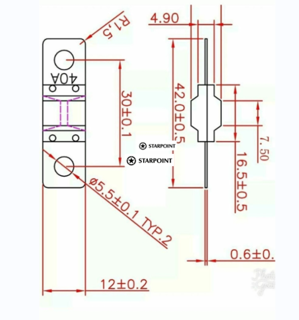 80A Midi Fuse Holder Kit 2 x Fuse Holders 3 x 80 Amp Fuse Dual Battery