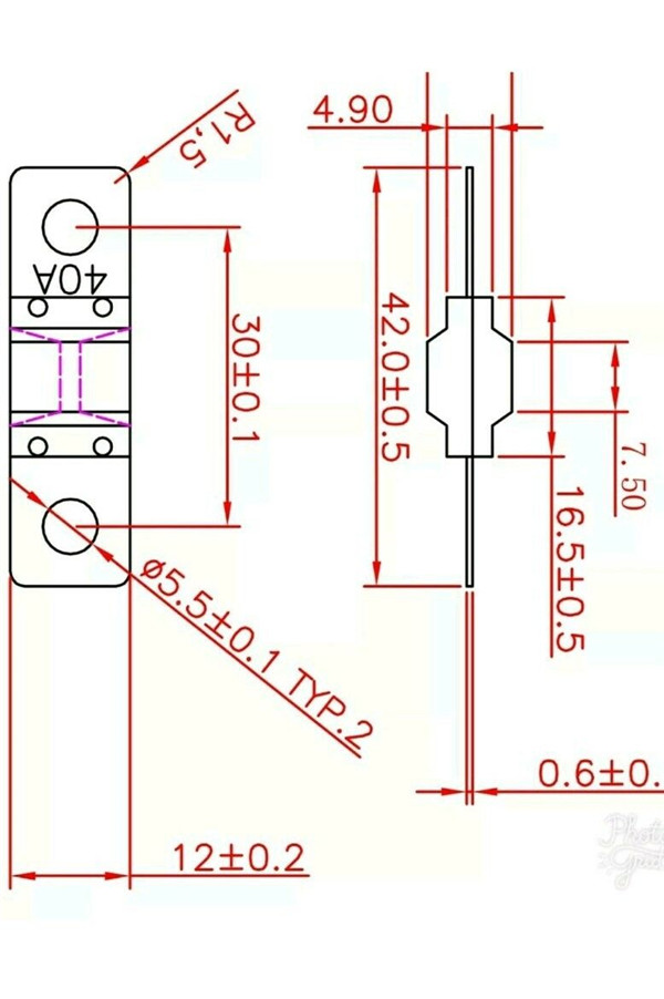 100 AMP MIDI FUSE