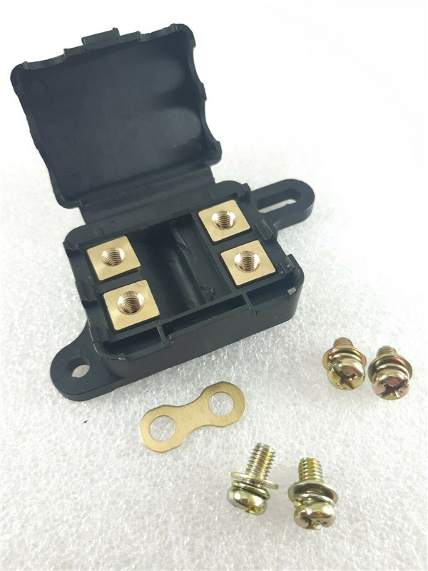 Twin Midi Fuse Holder Kit 80A