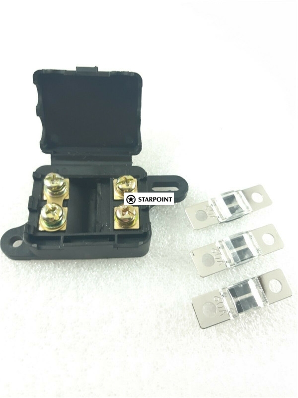 Twin Midi Fuse Holder Kit suits - Dual Battery or Caravan inc 3 x 60 Amp fuses