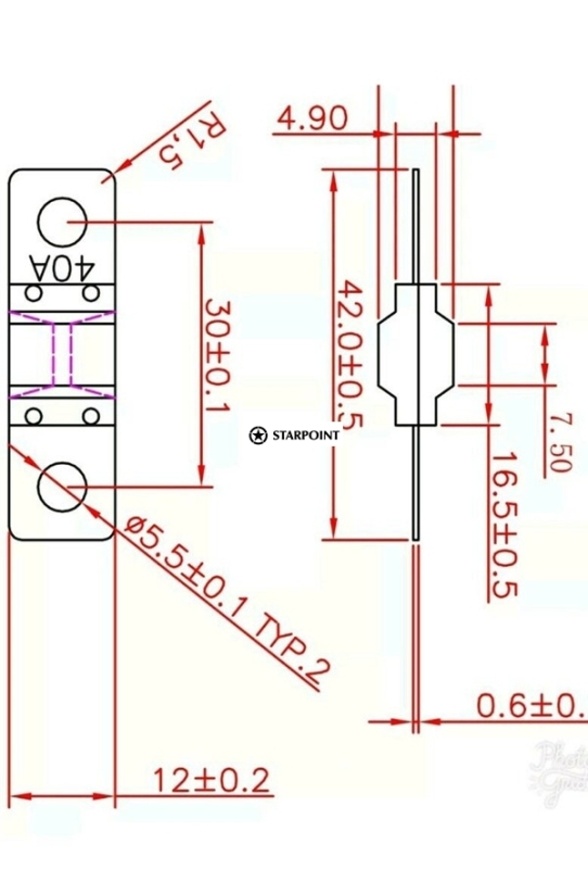 3 x 60 Amp Midi Fuses Suit Dual Battery or Solar Bulk Available