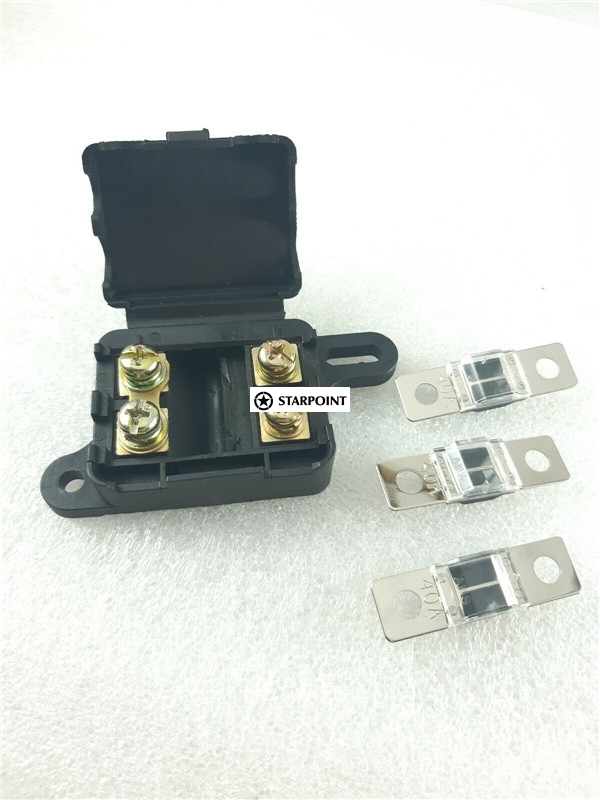 Twin Midi Fuse Holder Kit suits - Dual Battery or Caravan inc 3 x 50 Amp fuses