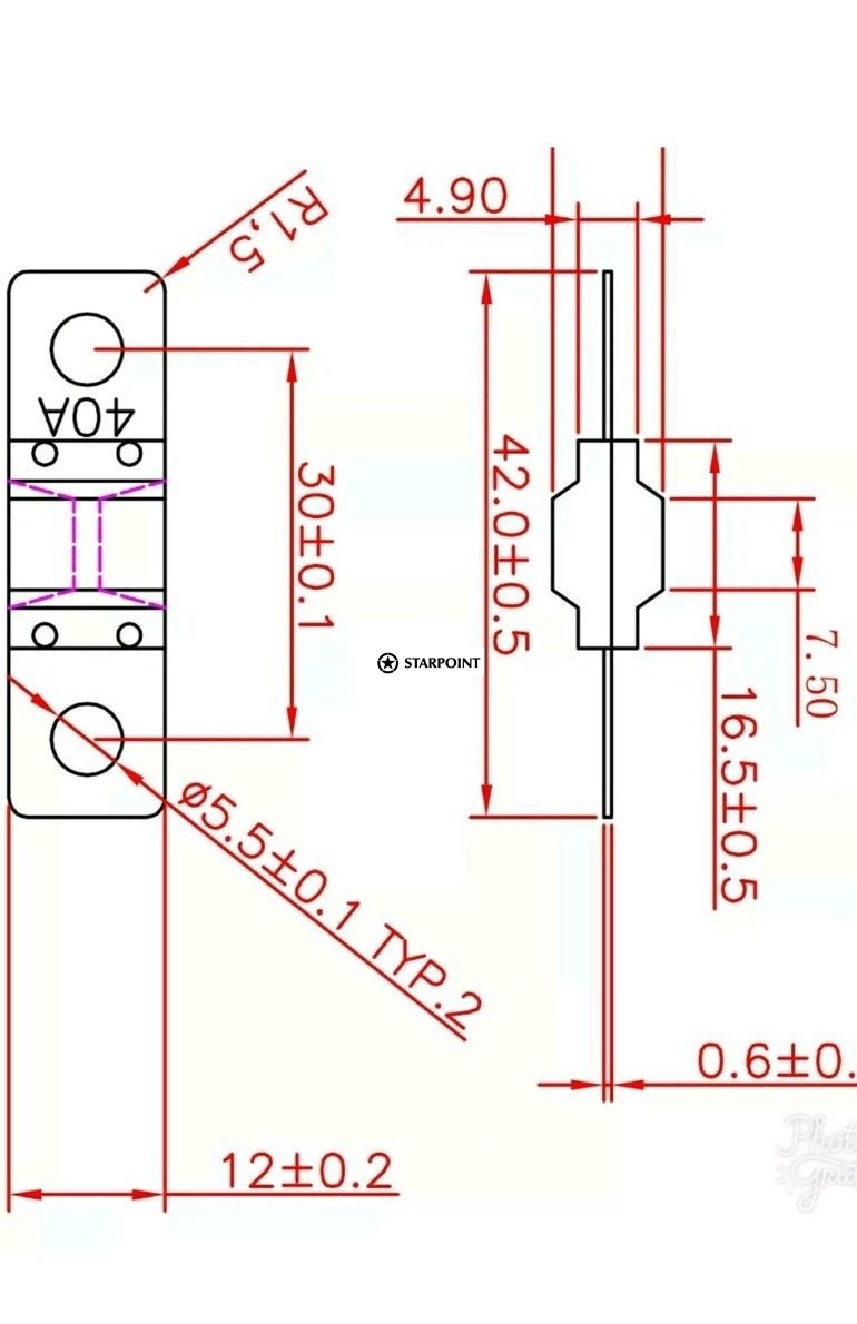 3 x 30 AMP/ 40 AMP/ 50 AMP/ 60 AMP/ 80 AMP/ 100 AMP MIDI FUSES SUIT DUAL BATTERY or SOLAR 