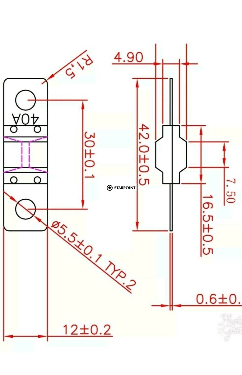 3 x 30 AMP/ 40 AMP/ 50 AMP/ 60 AMP/ 80 AMP/ 100 AMP MIDI FUSES SUIT DUAL BATTERY or SOLAR BULK AVAILABLE