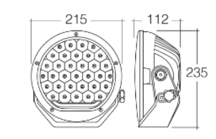 Narva 165 Watt Ultima 215 LED Driving Light