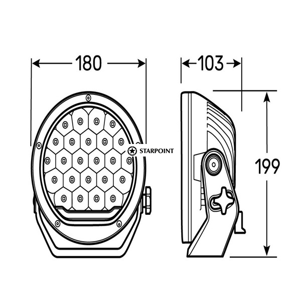 Narva LED Driving Light 180