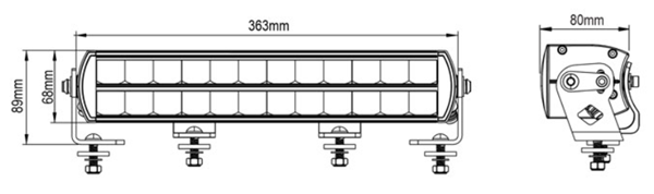 Titan 14” Double Row LED Light Bar