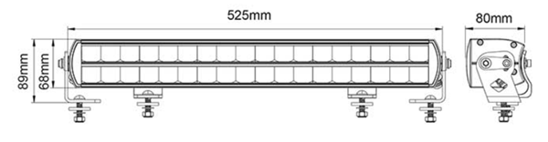 Titan 20” Double Row LED Light Bar