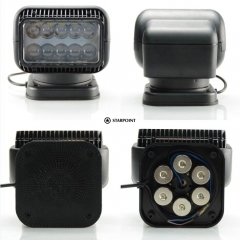Remote Control Hunting Spotlight Searchlight with 360 Degree Rotation Magnetic Base & 24v Cigar Lighter