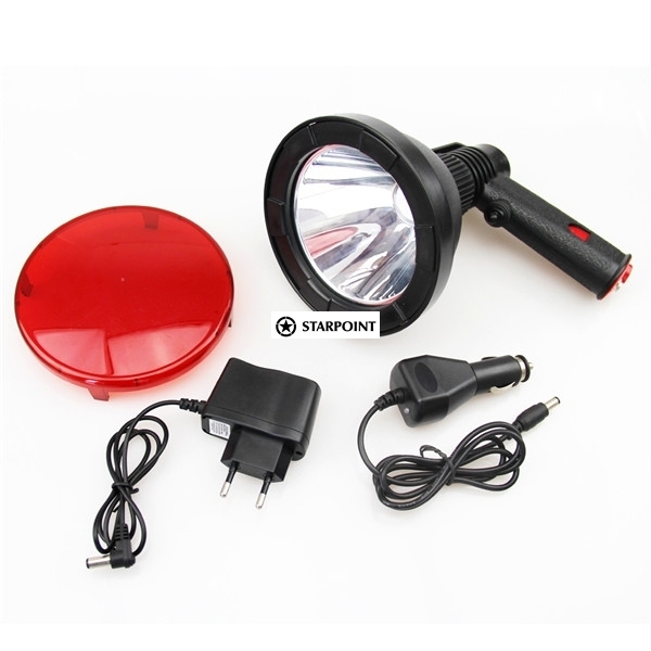 Rechargeable 125mm LED HandHeld Spotlight, Best Torch For Hunting, Camping, Boat