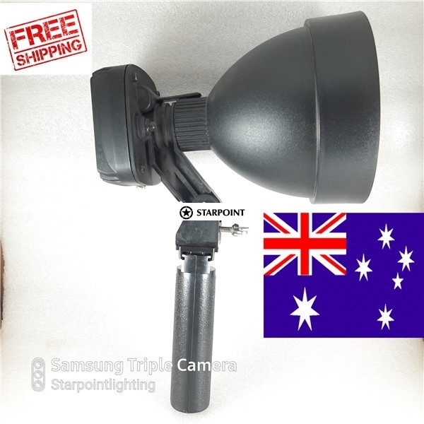 2500 Lumens Rechargeable Hunting Spot Light, LED Handheld Hunting Spotlight