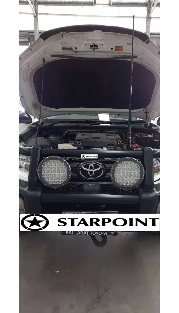 Pair 9 Inch Round LED Driving Spot Lights,  9 Inch Offroad 4WD Spotlights, IP68 with 5 Years Warranty