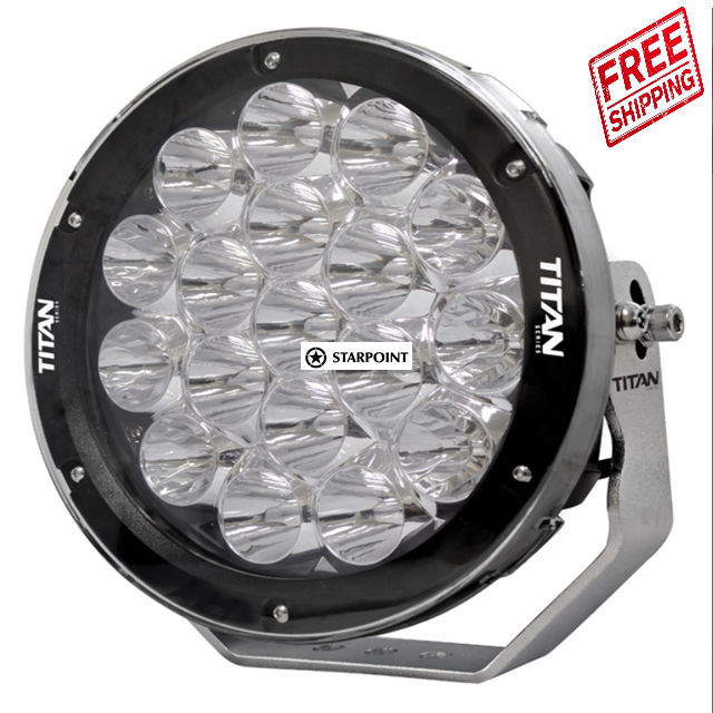 Titan 9 Inch Driving Light 180 watt LED Spot Driving Light LV9410 Round Off Road Lights