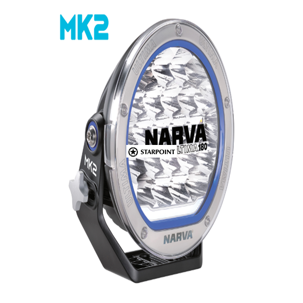 Ultima180 MK2 LED Driving Lamp Satin, Narva LED Driving Light 180