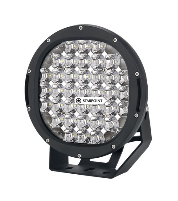 Pair 9 Inch 4WD Offroad Driving Lamps +Wiring Kits Car LED Spot Driving