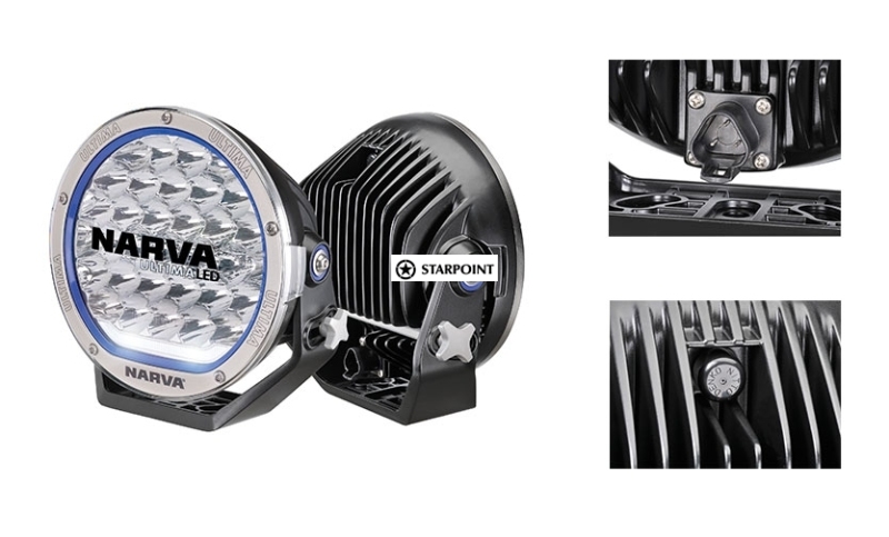 Narva 165 Watt Ultima 215 LED Driving Light,  Off Road Spotlight 71740 Ultima 215MM