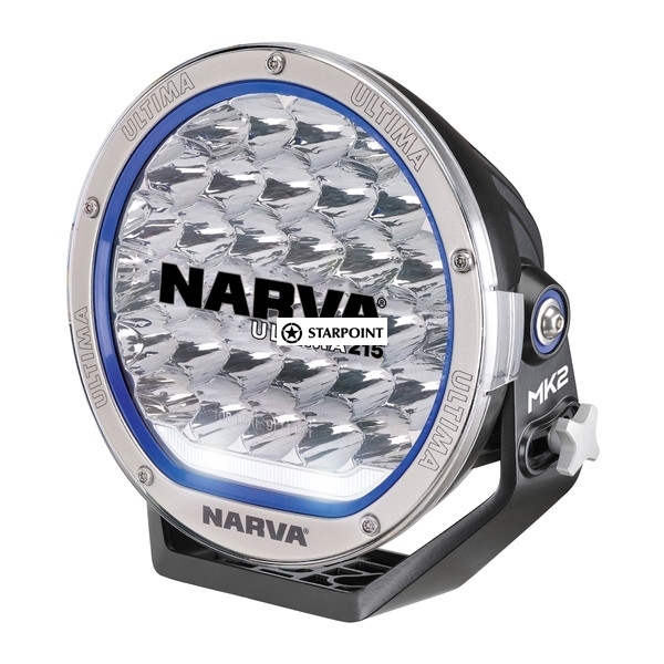 Narva Ultima 215 LED MK2 Satin Driving Lamp, Narva 215 MK2 71740S LED Driving Light