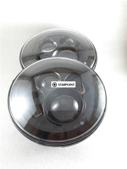 Pair GQ Patrol 7 Inch LED Headlights x 2 New Projector Lens for Holden H series / Jeep 4x4, Motorcycle, Truck