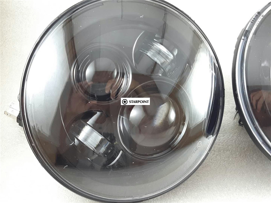 Pair GQ Patrol 7 Inch LED Headlights x 2 New Projector Lens High Output for Jeep, Holden H series, Truck